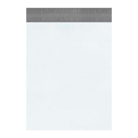 Box Packaging Returnable Poly Mailers, 19"W x 24"L, 2.5 Mil, White, 100/Pack RPM1924